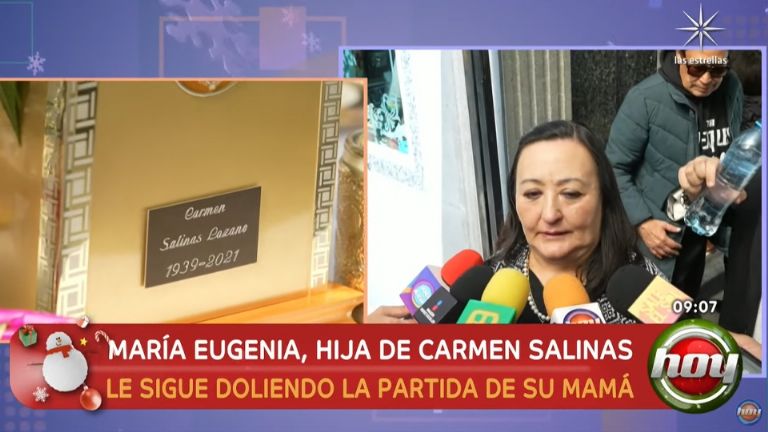 Hija de Carmen Salinas sigue llorando su repentina muerte