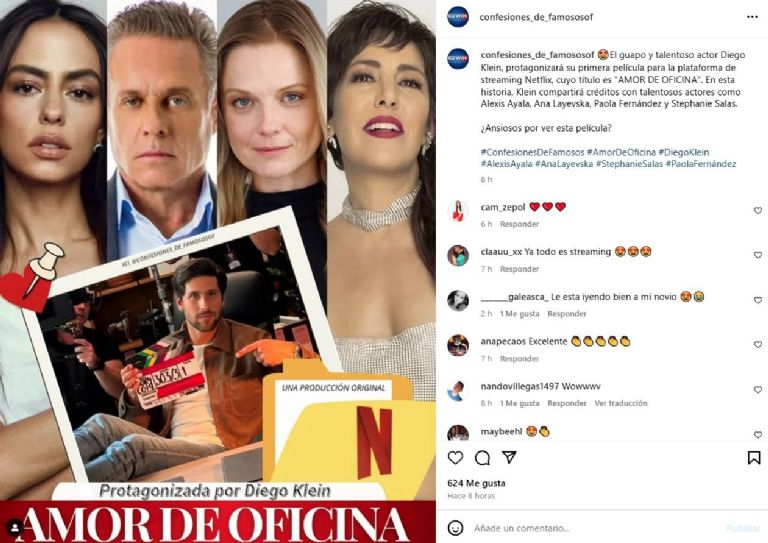 Alexis Ayala participará en una nueva película de Netflix