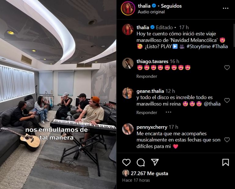 Thalía revela que está trabajando en una nueva producción