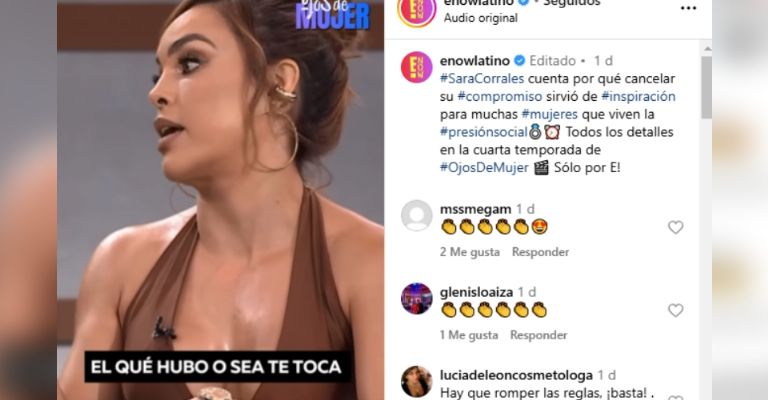 Sara Corrales confiesa si fue por Gabriel Soto que rompió su compromiso