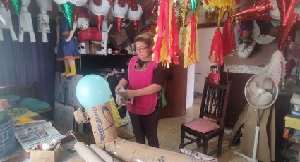 Ciudad Obregón: Isabel, artesana que mantiene viva la tradición de las piñatas