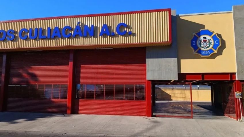 Intensa balacera en Culiacán deja daños materiales en estación de bomberos y una víctima mortal