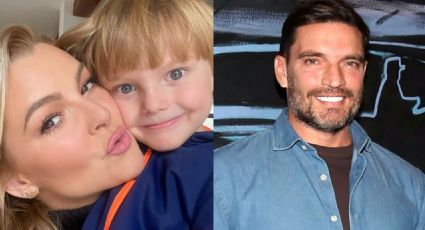 Peso Pluma posa en FOTO con el hijo de Julián Gil y Marjorie de Sousa; crecen las críticas