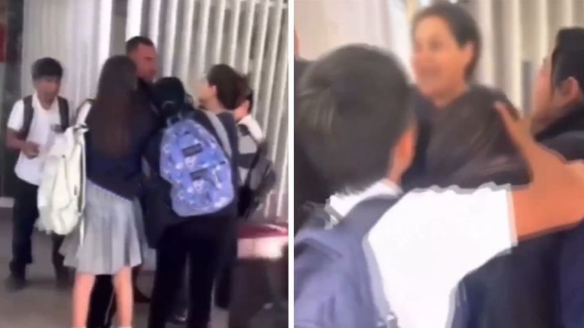 VIDEO: Mujer jala del cabello a una alumna y la agrede en secundaria de Ciudad Obregón