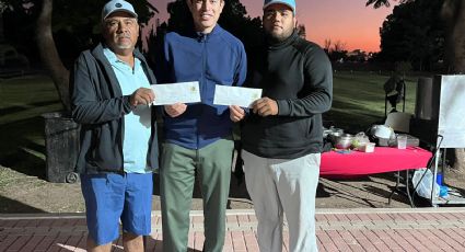 Francisco Sánchez, Antonino Castelo  y Said Sánchez ganan el Torneo de Golf Navideño