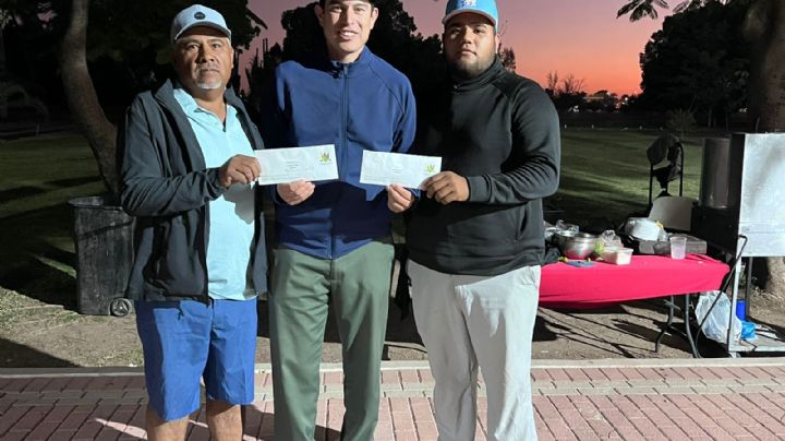 Francisco Sánchez, Antonino Castelo  y Said Sánchez ganan el Torneo de Golf Navideño