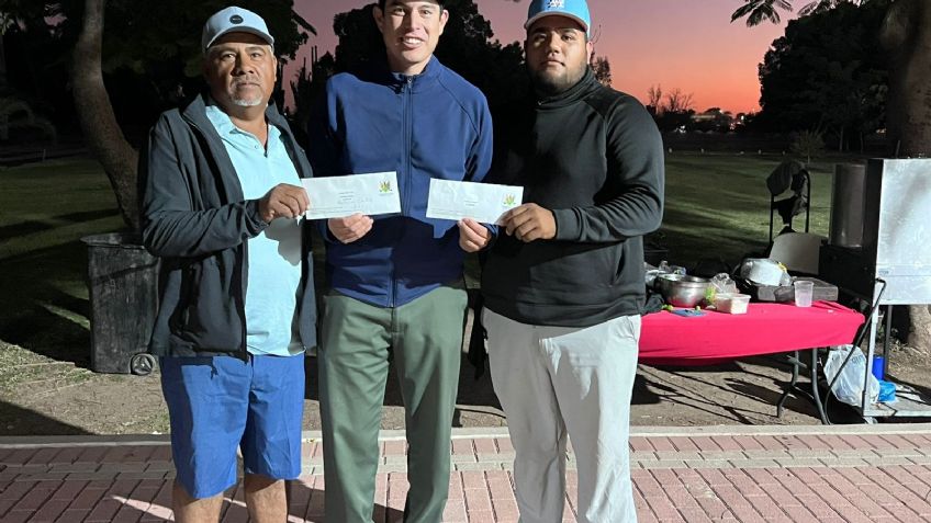 Francisco Sánchez, Antonino Castelo  y Said Sánchez ganan el Torneo de Golf Navideño