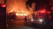 Foto ilustrativa de la nota titulada VIDEO: Incendio consume restaurante Mariscos La 20 en Culiacán; autoridades investigan