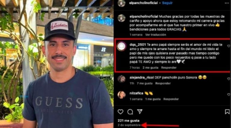 Confirman la muerte del padre del 'Pancholín'