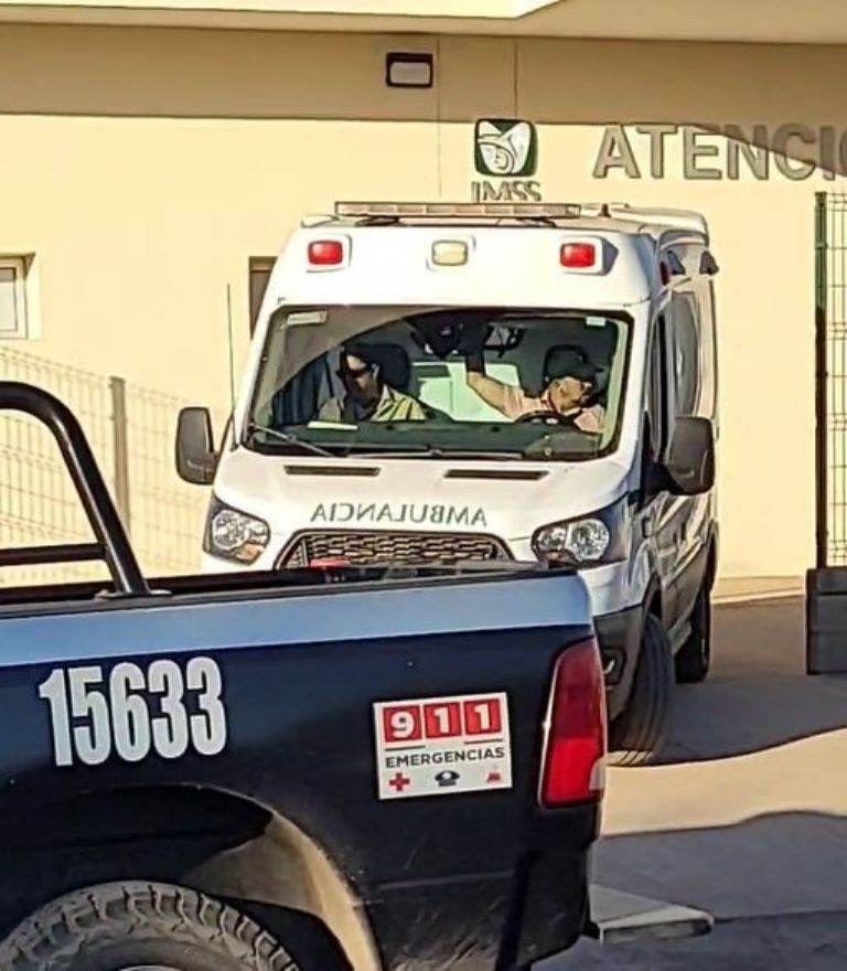 La víctima fue trasladada a un hospital 