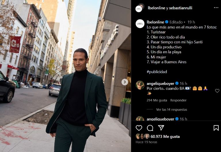 Sebastián Rulli habla de las cosas que más ama en la vida