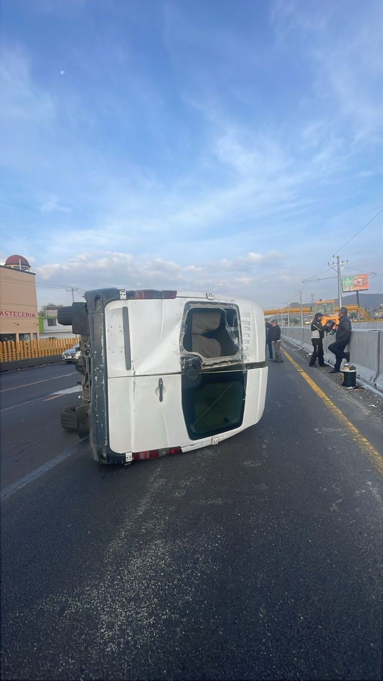 Fuerte accidente en la México-Puebla
