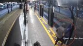 Foto ilustrativa de la nota titulada (FUERTE VIDEO) Hombre intenta asesinar a mujer policía: La arrojó al paso del Metrobús
