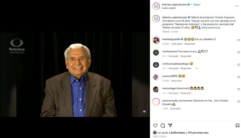 Falleció querido productor de Televisa