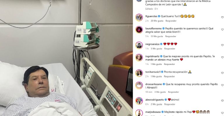 Pepillo Origel fue hospitalizado y operado tras complicaciones