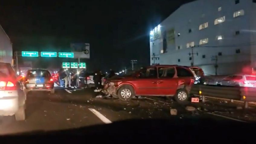 VIDEO: Fatal accidente en la autopista México-Puebla deja un muerto y tres heridos