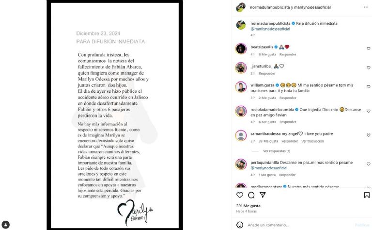 Hija de Marisela confirmó la triste noticia