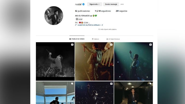 Christian Nodal borró sus fotos con Cazzu