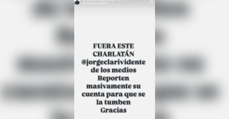 Alfredo Adame amenaza a Jorge Vidente de muerte