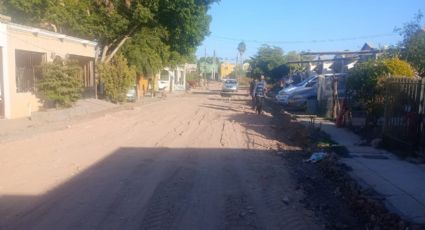 Vecinos del fraccionamiento Laureles en Navojoa piden la nivelación de sus calles