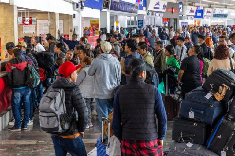Muerto en la Central de Autobuses