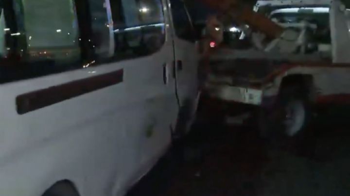 Accidente en Tlalnepantla deja cuatro víctimas: Tres unidades de transporte colisionaron