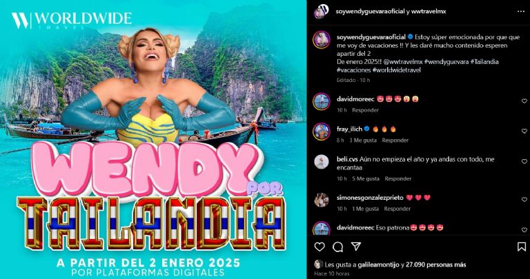 Wendy Guevara se va del país por nuevo proyecto