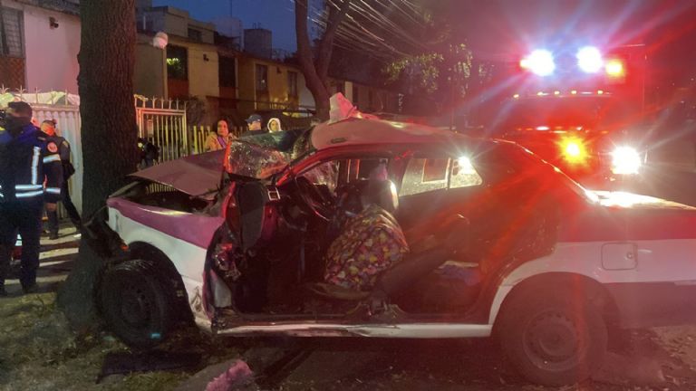 Accidente en Iztacalco