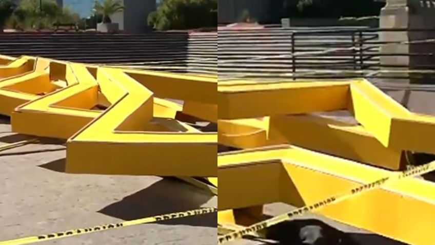Se reporta accidente en plaza de Monterrey; estructura cae y hiere a padre e hija