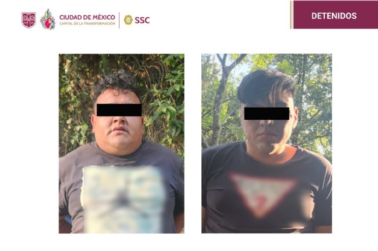 Detenidos en Xochimilco