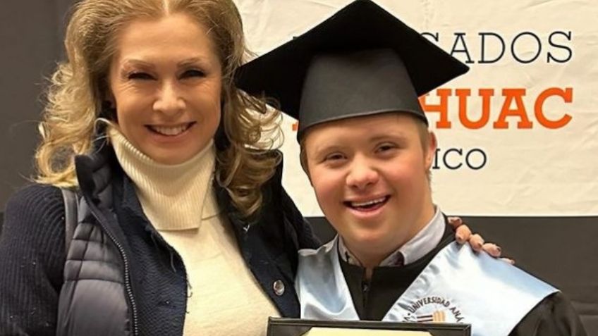 Presume graduación de su hijo en Gastronomía; Lety Calderón está orgullosa de Luciano
