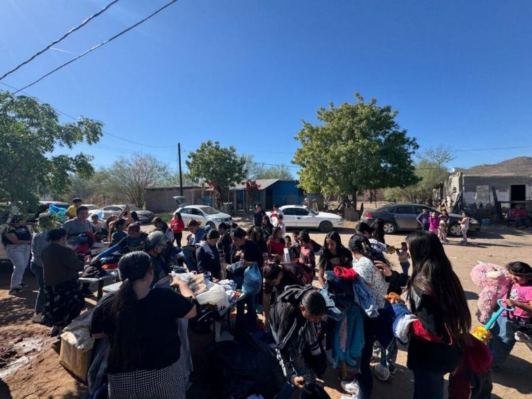Postres y regalos fueron repartidos en Empalme
