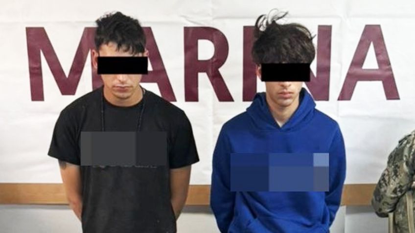 Atrapan a dos jóvenes narcomenudistas en Sonora; iban armados y con 37 dosis de crystal