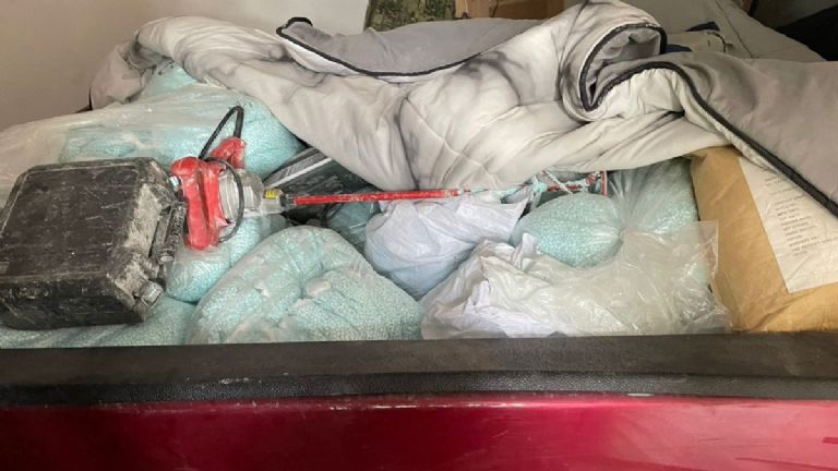 Harfuch confirma decomiso histórico de fentanilo. Foto: Twitter