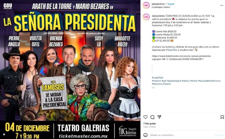 Arath de la Torre se encuentra de gira con su obra