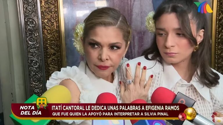 Itatí Cantoral se conmovió hasta las lágrimas al recordar a doña Silvia Pinal