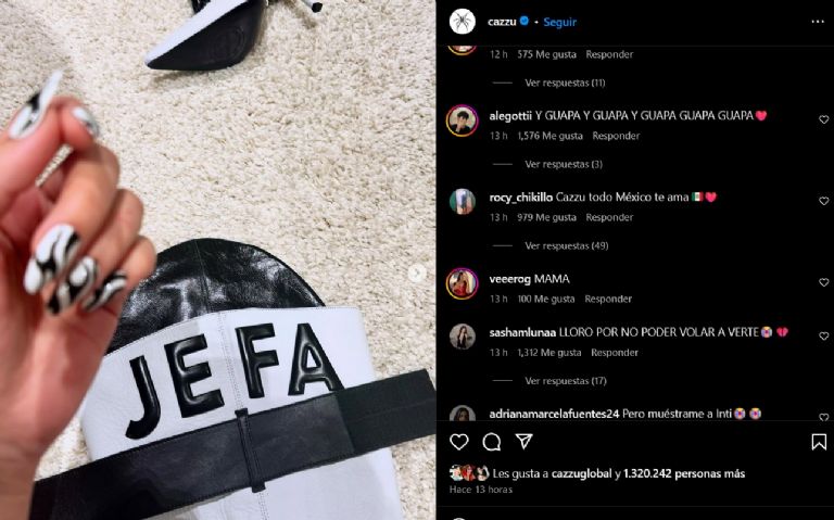Todo México apoya a Cazzu en redes sociales