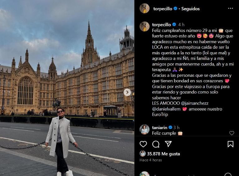 Ricarod Peralta celebra su cumpleaños