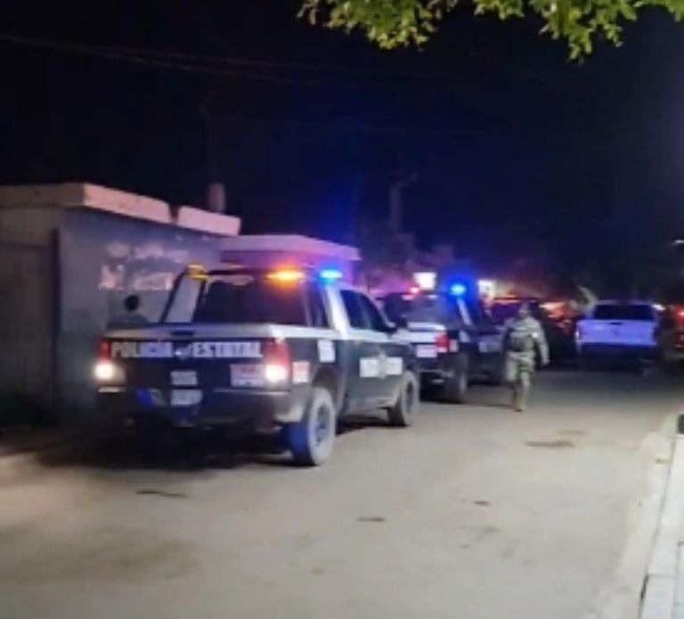 Autoridades acudieron a la colonia México tras el reporte de balacera