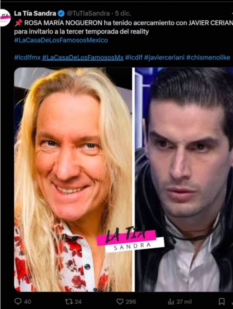 Usuarios creen que Ceriani podría repetir el patrón de Adrián Marcelo