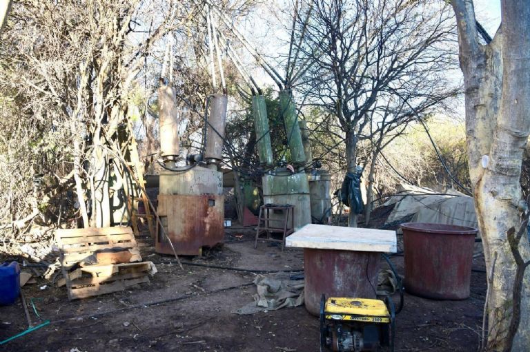 El laboratorio clandestino está ubicado en Quiriego, Sonora