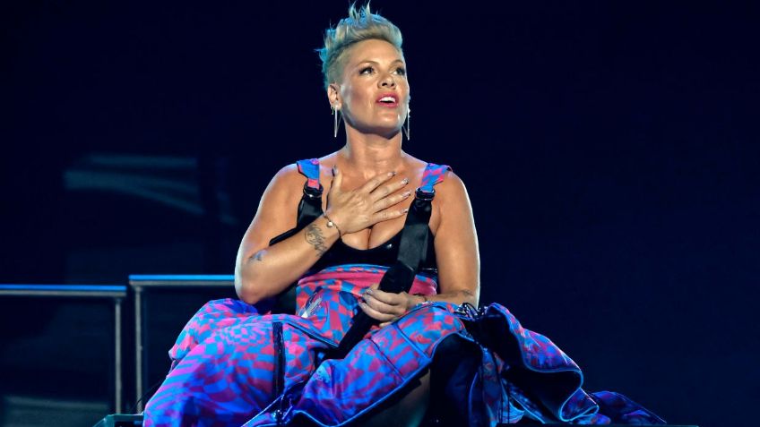 Pink detiene su concierto para dar palabras de aliento a fan en trabajo de parto