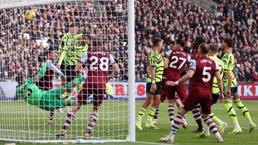 Arsenal propina paliza al West Ham United en el peor partido de la temporada de Edson Álvarez