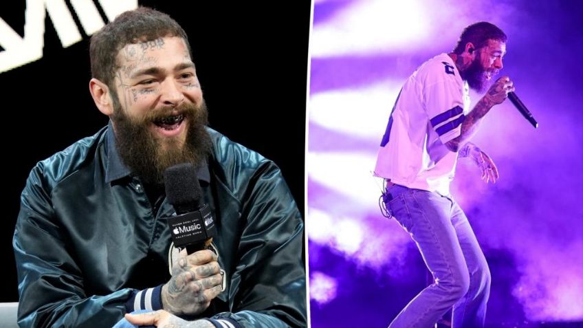 FOTOS: Captan a Post Malone ensayando para su actuación en el Super Bowl LVIII