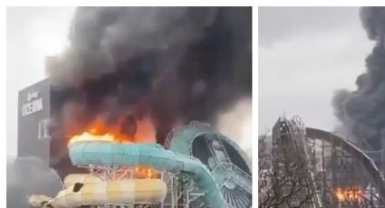 Trágico incendio consume parque de diversiones en Suecia antes de su inauguración