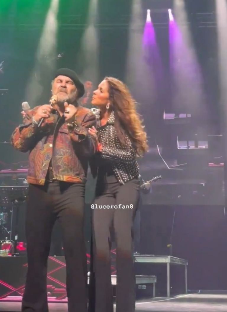 Mijares habla del beso que Lucero le robó en concierto
