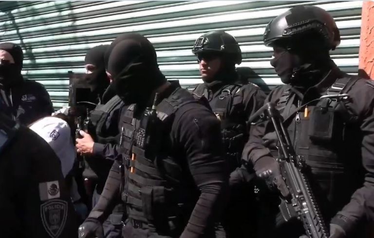 Operativo contra autopartes en la Morelos