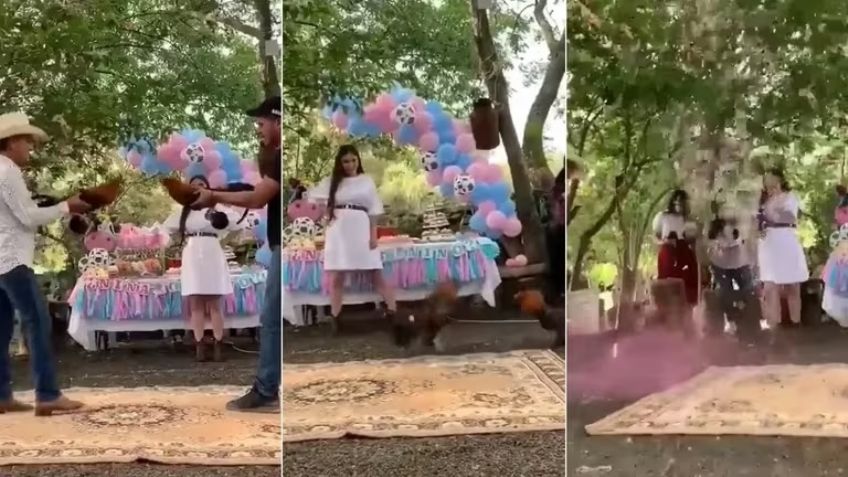 Pareja en Nuevo León causa indignación al hacer una polémica revelación de género con animales