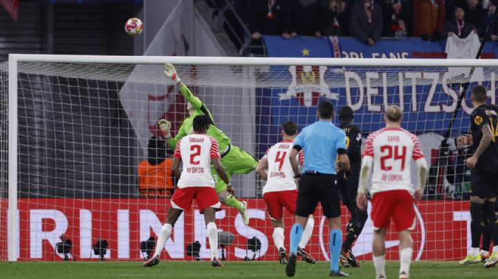 Real Madrid saca ventaja mínima al RB Leipzig en Champions League con Lunin como figura