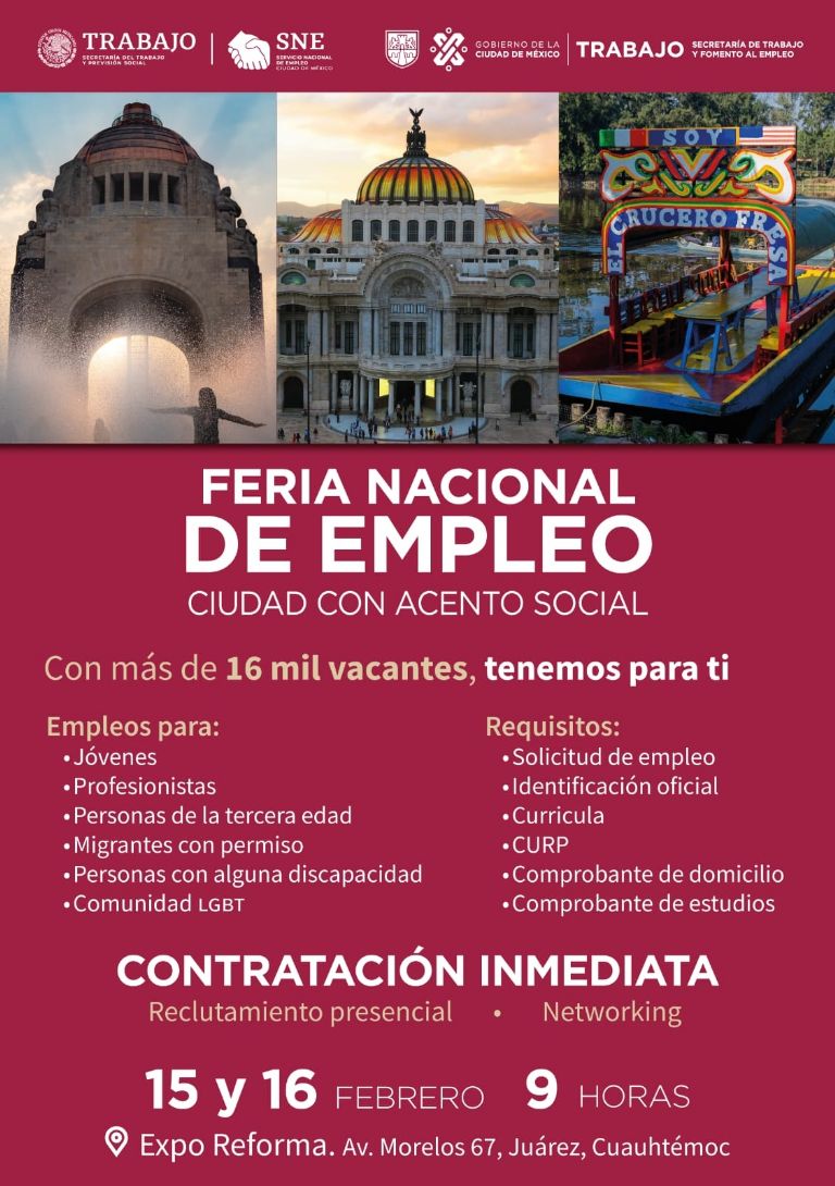 Feria del Empleo en CDMX